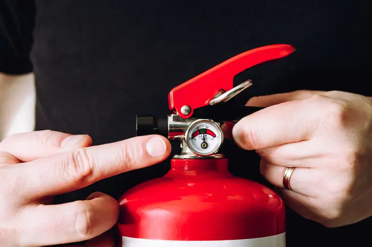 Using the Fire Extinguisher